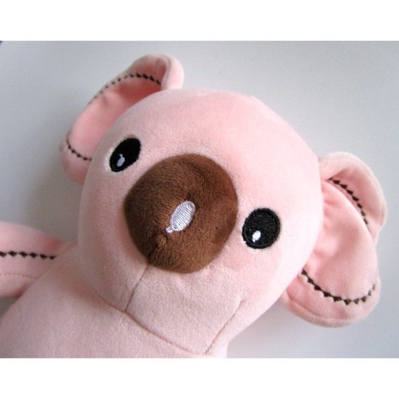 Miniso Life Style Pink Bear Plush Stuffed Animal Toy 12"  Soft & Squishy Unique - Picture 6 of 14